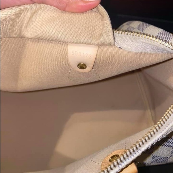 Damier Azur speedy 30 - Picture 4 of 14